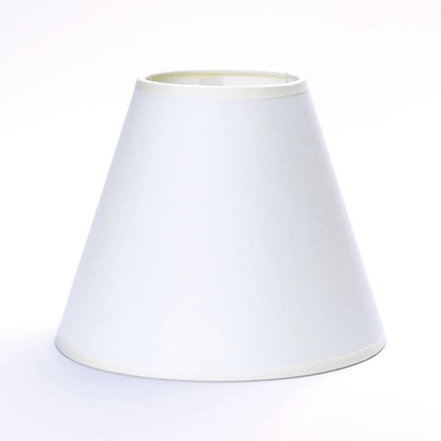 Orion Lightstyle Lampenschirm Weiß Stoff Ø 20 cm H 16 cm E27 Ersatzschirm