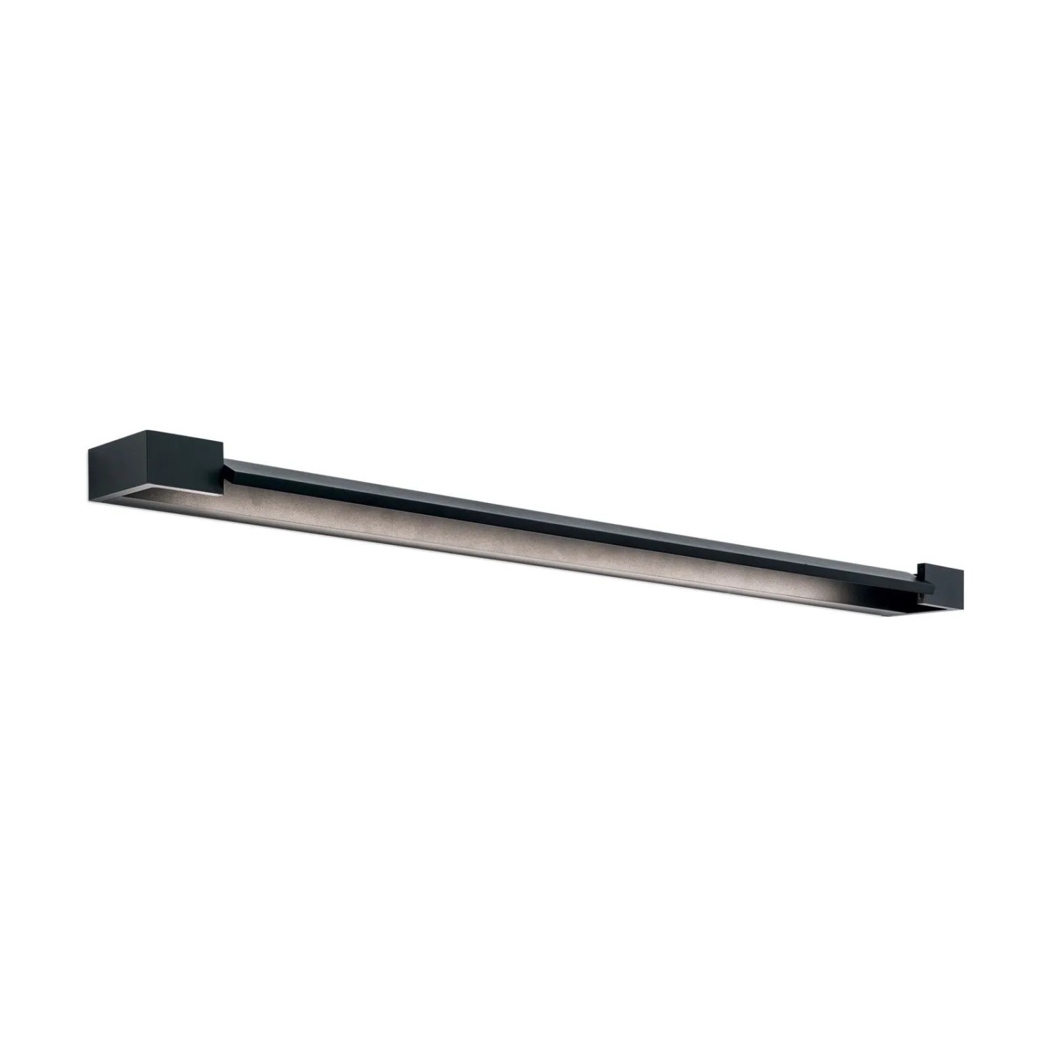 Orion Leuchten LED Spiegelleuchte Mit Reflektor 90cm IP44 3000K 2200lm Schwarz