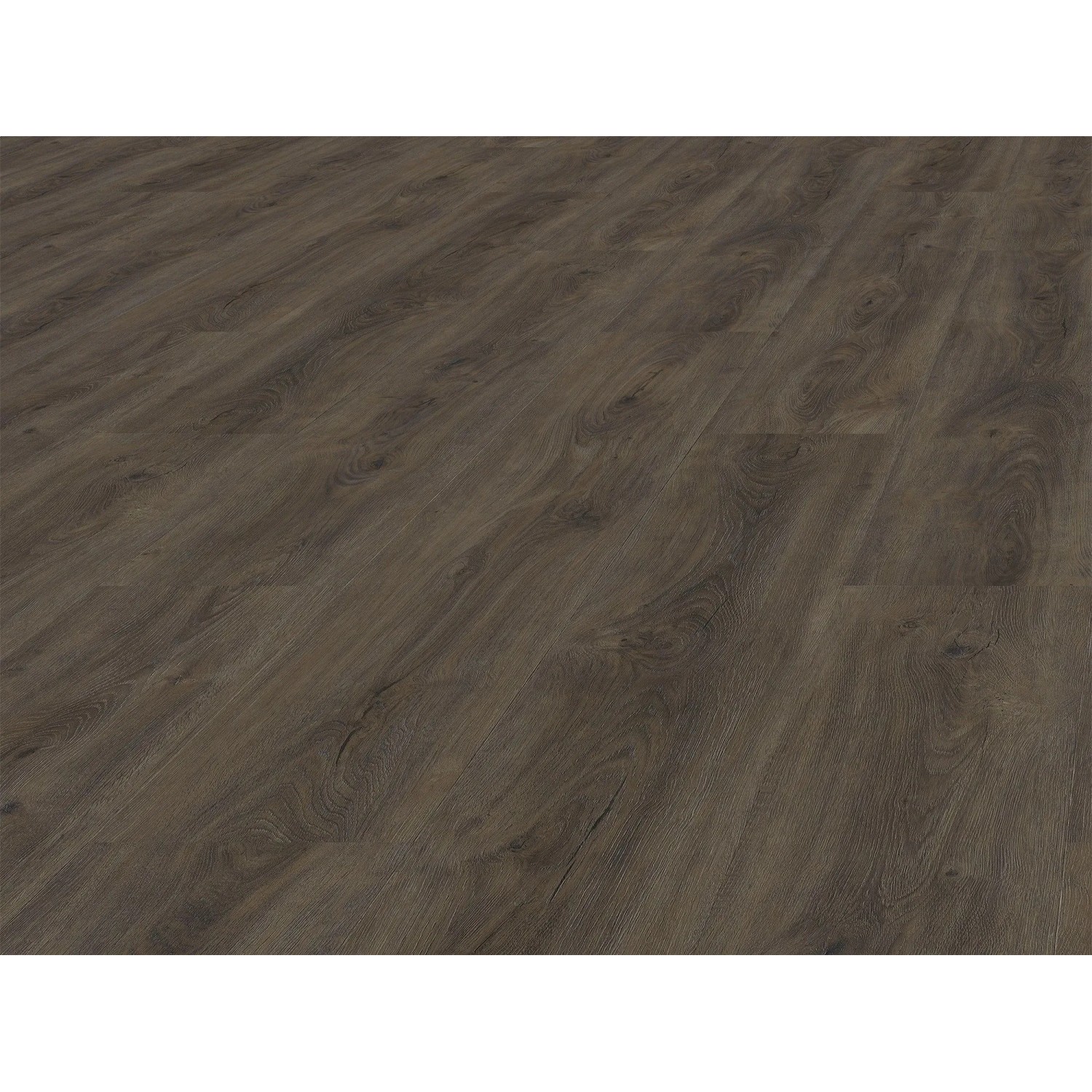 Decoflooring Vinylboden Premium Klebevinyl Eiche Dunkelgrau Landhausdiele