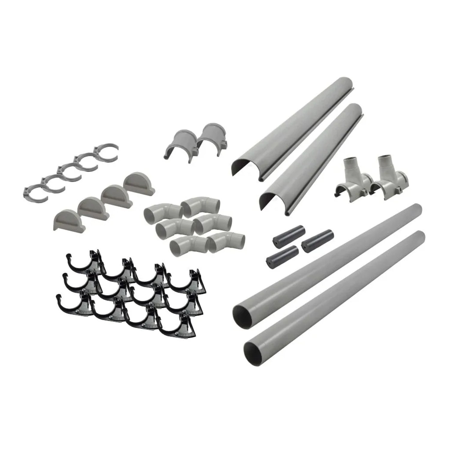 Karibu Dachrinne PVC 2375 Zoll für Gartenhaus Carlton 3