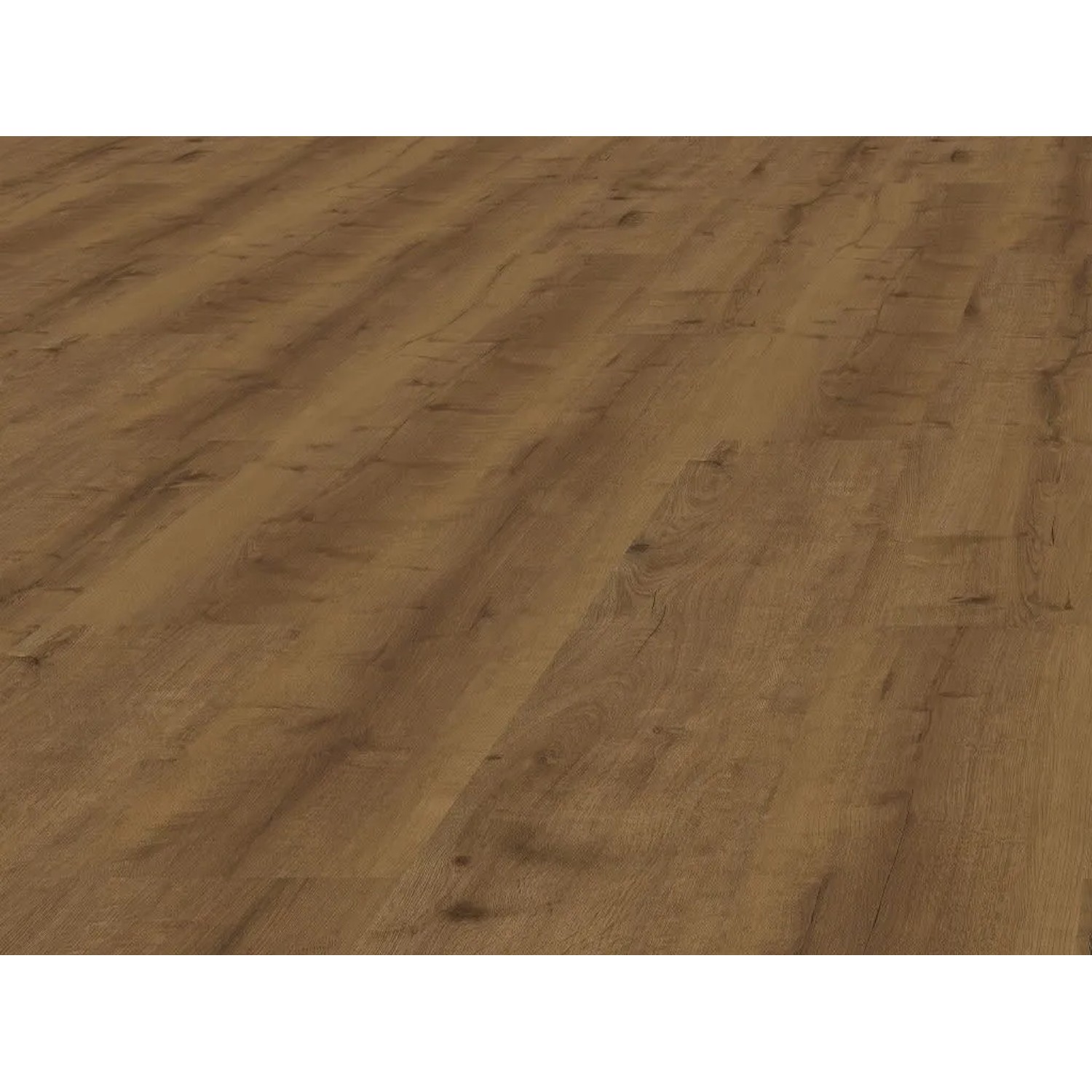 Decoflooring Vinylboden Premium Klickvinyl Eiche Kastanienbraun Landhausdiele