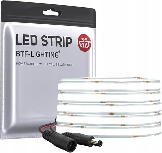 HiluX HighLumen COB LED Strips - 24V - 15W - 1200lm/m - 2700K - CRI95+ - 5m - IP65