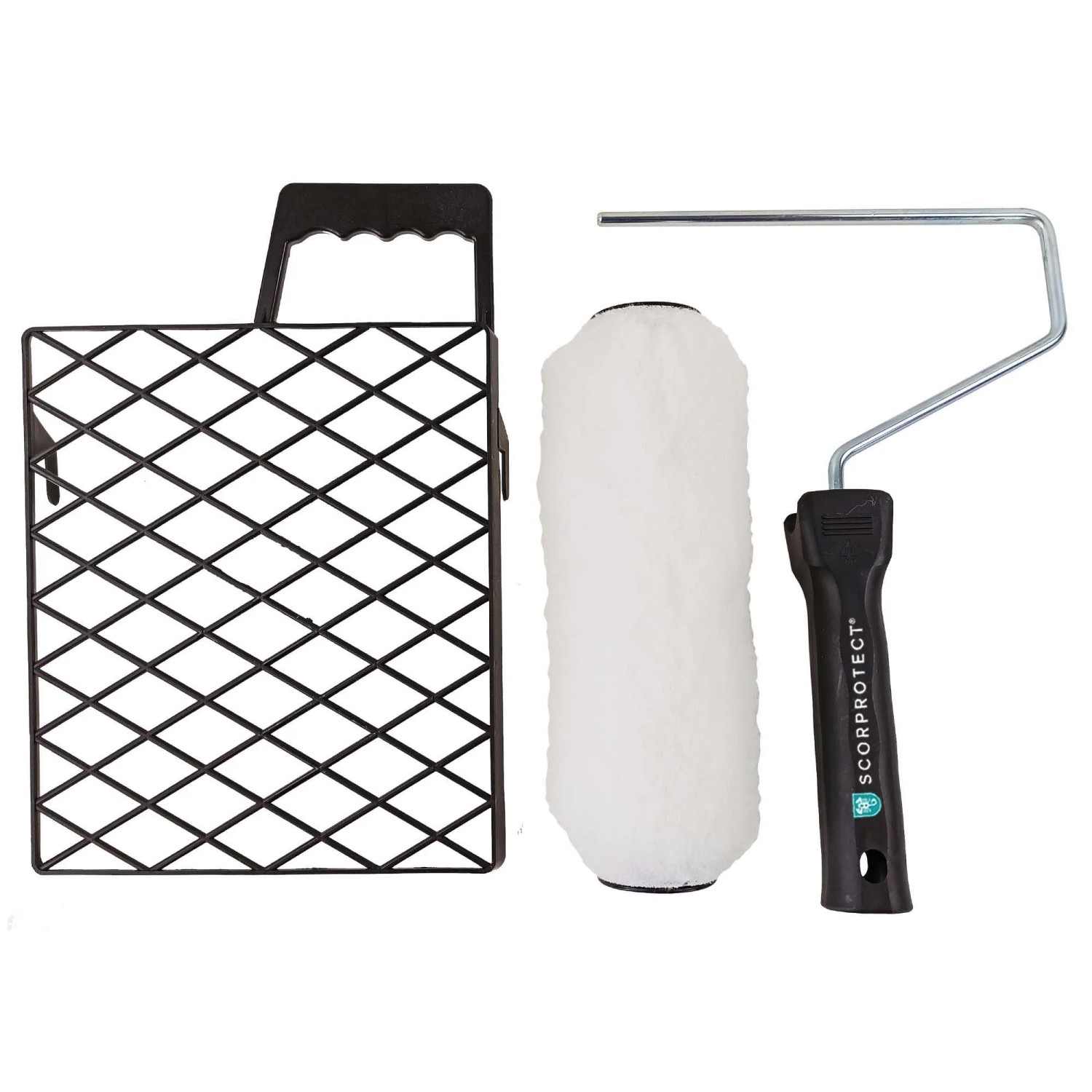 Scorprotect Farbroller Set 3 Teilig Vestan Walze 22 Cm Buegel Und Gitter