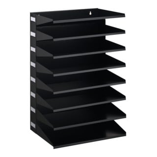 Durable Sortierreck 8-tlg. Schwarz