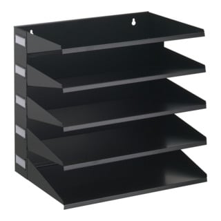 Durable Sortierreck 5-tlg. Schwarz