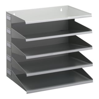 Durable Sortierreck 5-tlg. Grau