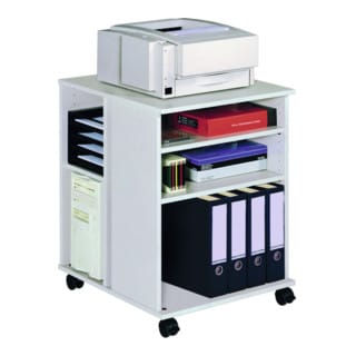 Durable Multifunktions-Fahrwagen Trolley Grau 6 Böden