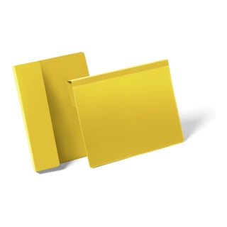 Durable Kennzeichnungstasche mit Falz A4 quer