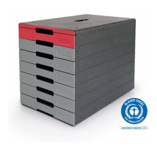 Durable Schubladenbox IDEALBOX PRO 7 rot