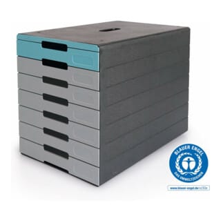 Durable Schubladenbox IDEALBOX PRO 7 blau