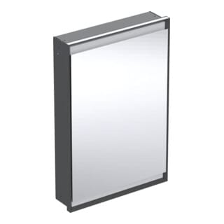 Geberit Spiegelschrank One 60x90x15cm, m ComL, 1 T, An R, s m/Al pb