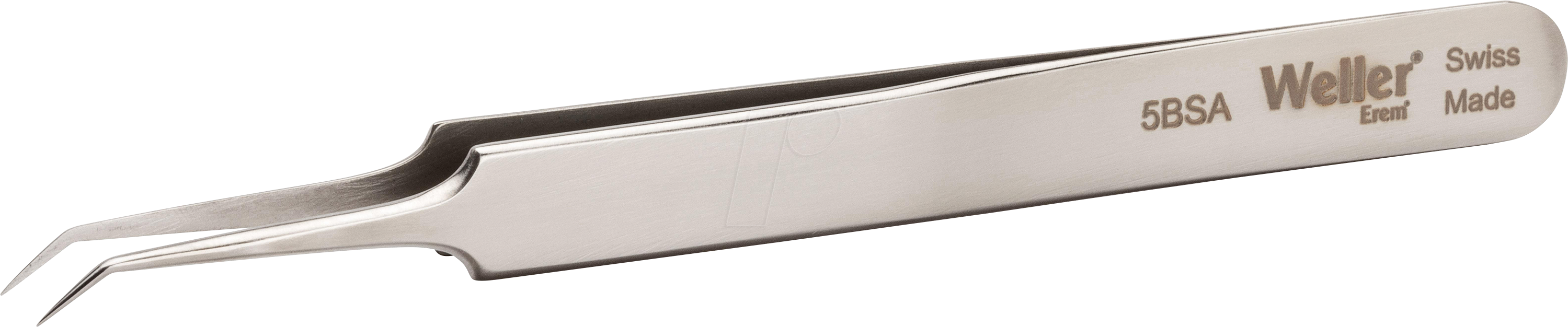 EREM 5BSA - Präzisionspinzette, sehr feine Spitzen, abgewinkelt 30°, 115 mm