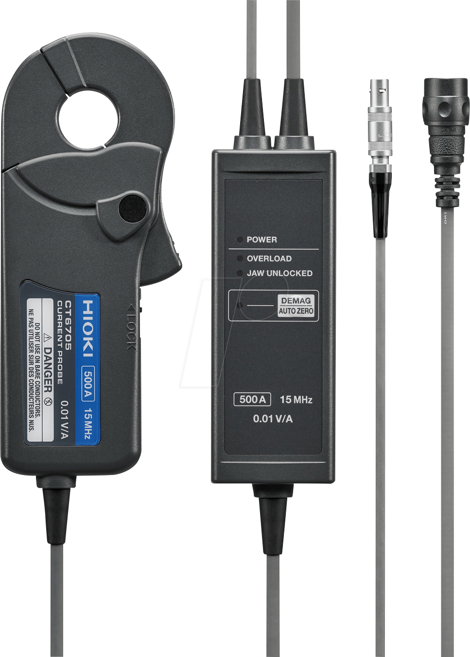 HIOKI CT6705 - Stromsonde, AC/DC, Fluxgate, 500 A, 15 MHz