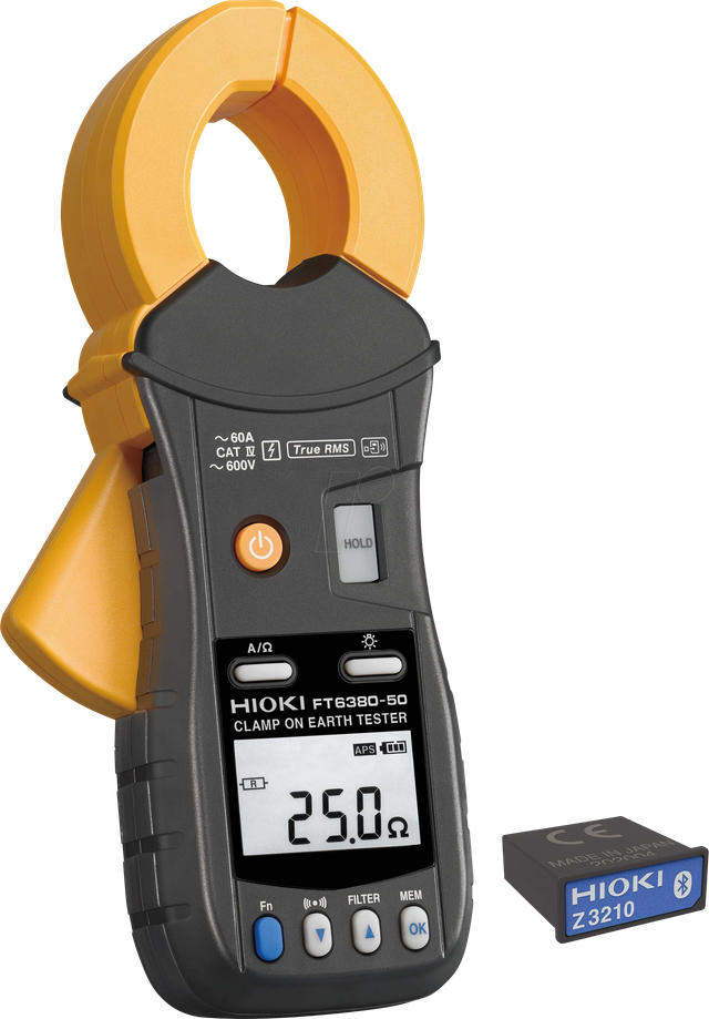 HIOKI FT6380-90 - Erdungsmesszange FT6380-90, Bluetooth