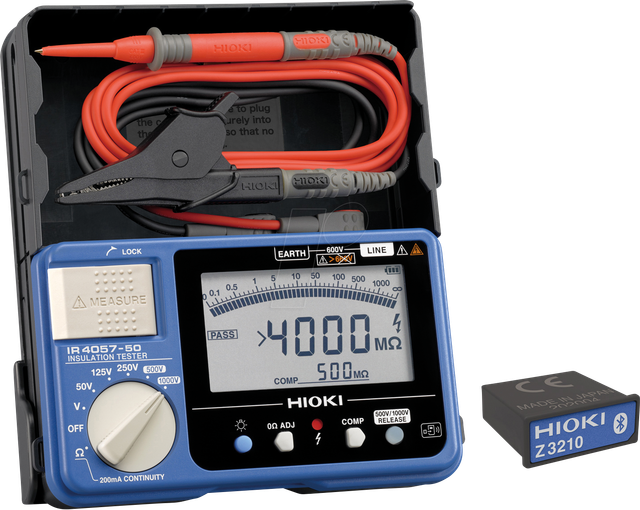 HIOKI IR4057-90 - Digitaler Isolationstester IR4057-90, bis 1000 V, Bluetooth