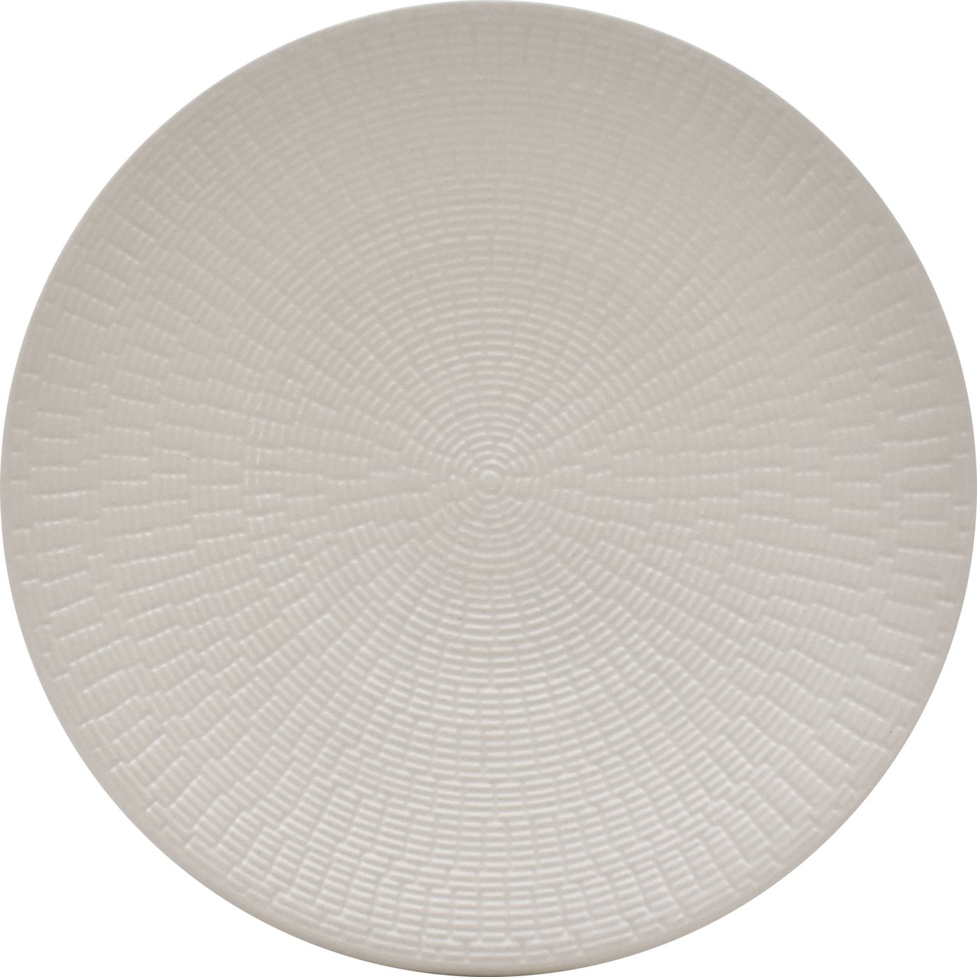 Echtwerk 18-teiliges Vintage Tafelservice, "Blanka" Nature-Design, für 6 Personen, Stilvolles Geschirrset mit Struktur aus Steingut mit 6 x Speiseteller, 6 x Beilagenteller, 6 x Suppenteller, Creme Bild 4