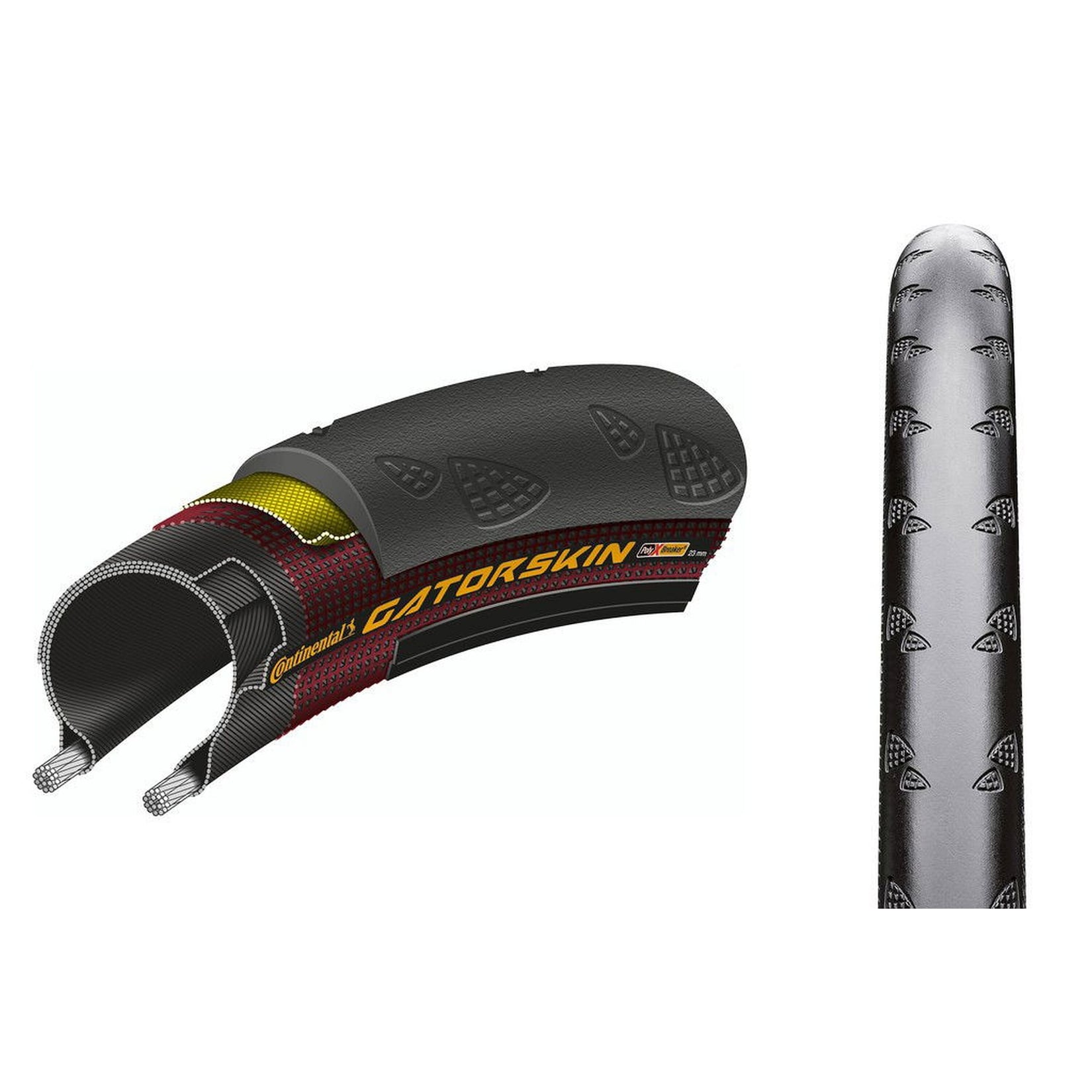 Fixie-Reifen Gatorskin 2er-Set, 28" 700x28C 28-622