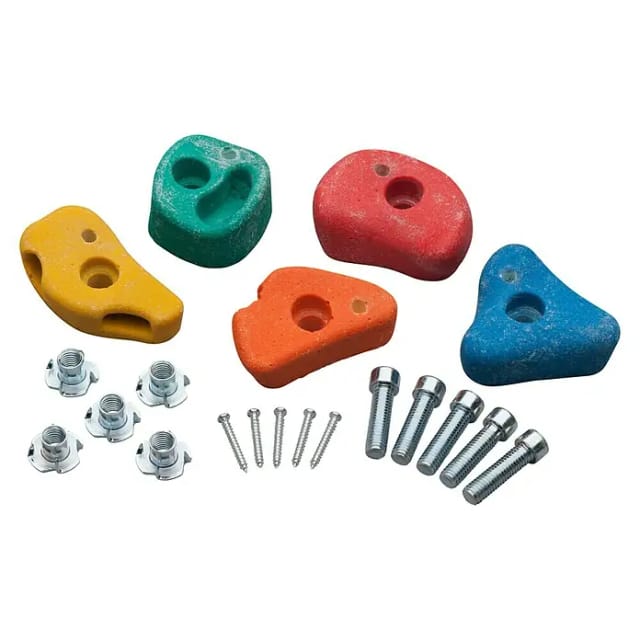 SwingKing Climbing Stone Set Small with 2 holes 5 pcs.