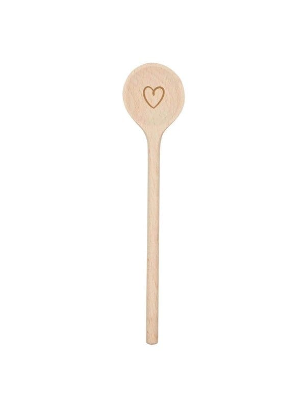 Goki Wooden Ladle Heart 20cm