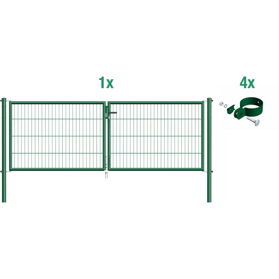 Alberts Einstabmatten Doppeltorset grün, 75x300 cm (HxB)