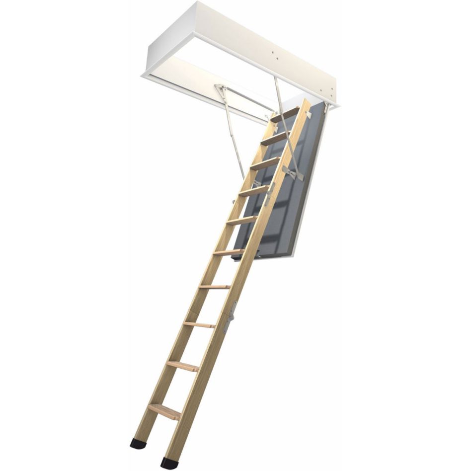Wellhöfer Bodentreppe GutHolz mit Wärmeschutz, Maßanfertigung wählbar, 120x70 cm, 0,80 W/(m²K),248-259