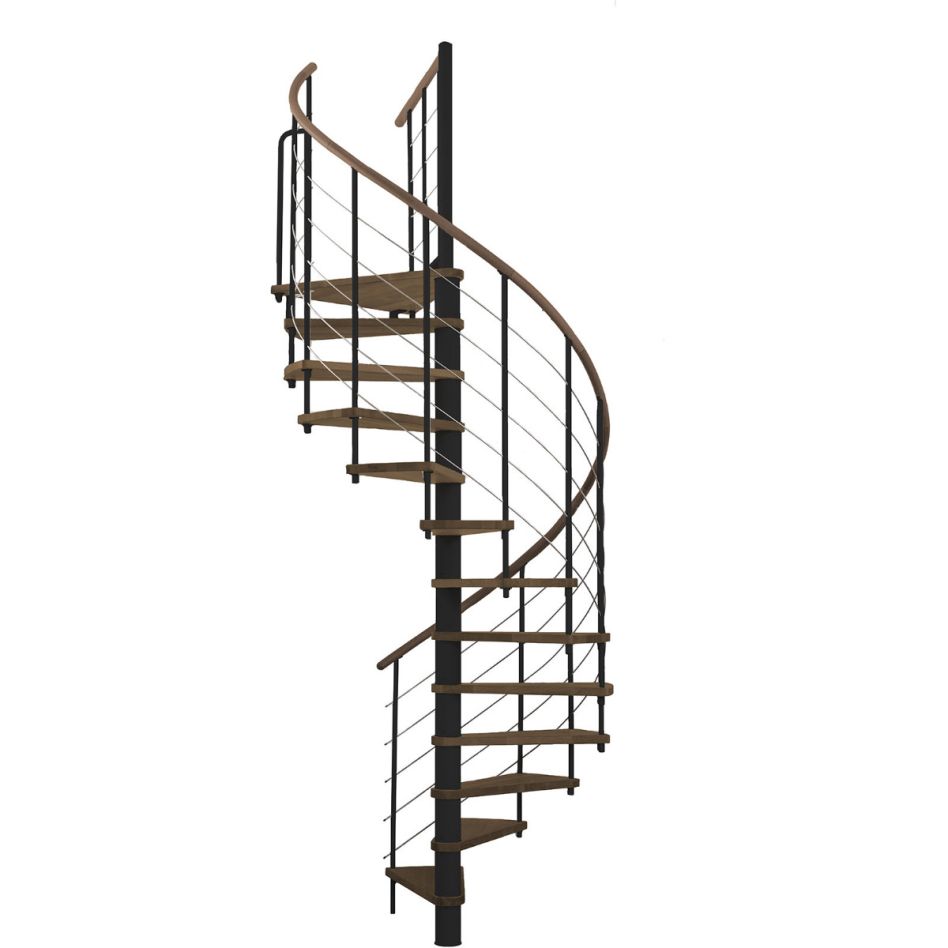 Minka Spindeltreppe Venezia schwarz Wendeltreppe günstig