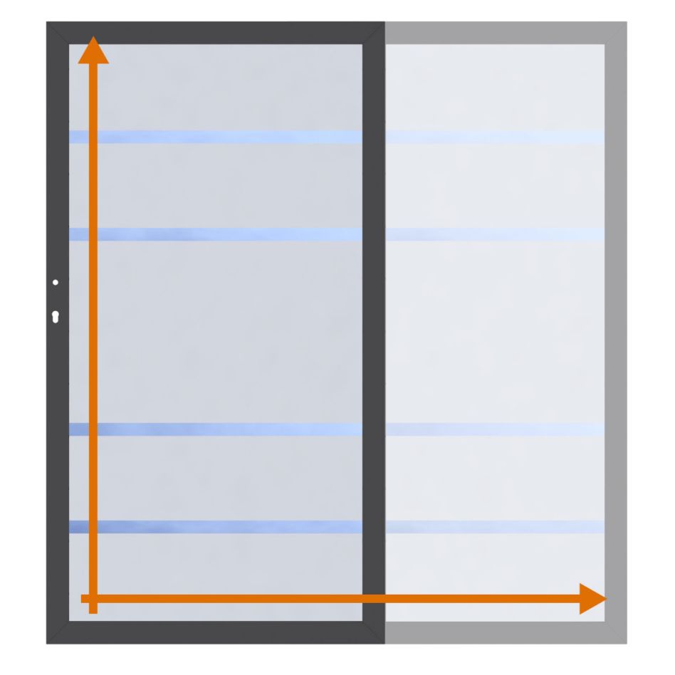 TraumGarten Einzeltor auf Maß Glassichtschutz SYSTEM GLAS ALPHA günstig