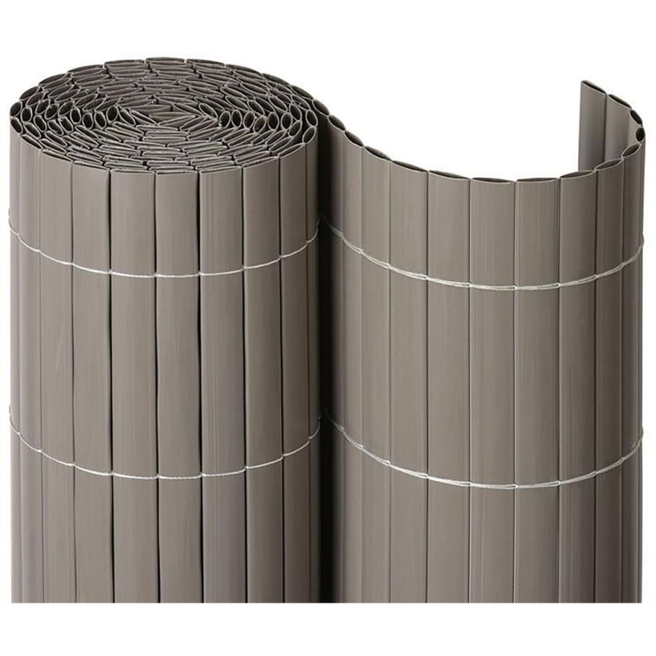 NOOR Sichtschutzmatte PVC taupe Sichtschutzzaun günstig