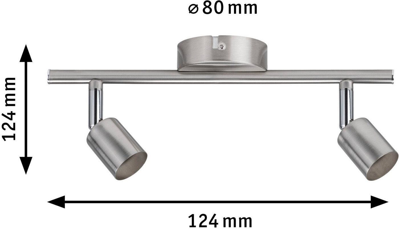 Paulmann LED Deckenleuchte Carolina, ohne Leuchtmittel, GU10 Bild 2