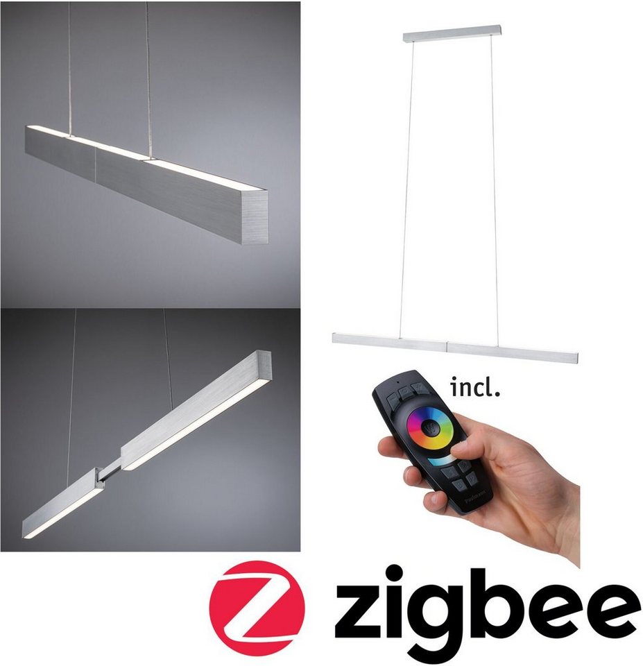 Paulmann LED Pendelleuchte Aptare, Dimmfunktion, LED fest integriert, Warmweiß, LED-Modul, dimmbar, 230 V Bild 5
