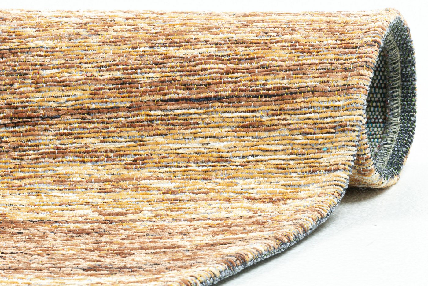 Sansibar Teppich Keitum 009, rund, Höhe: 3 mm, Flachgewebe, Motiv Holzdielen & gekreuzte Säbel Bild 4