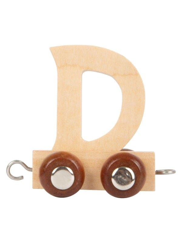 Small Foot - Wooden Letter Train - D