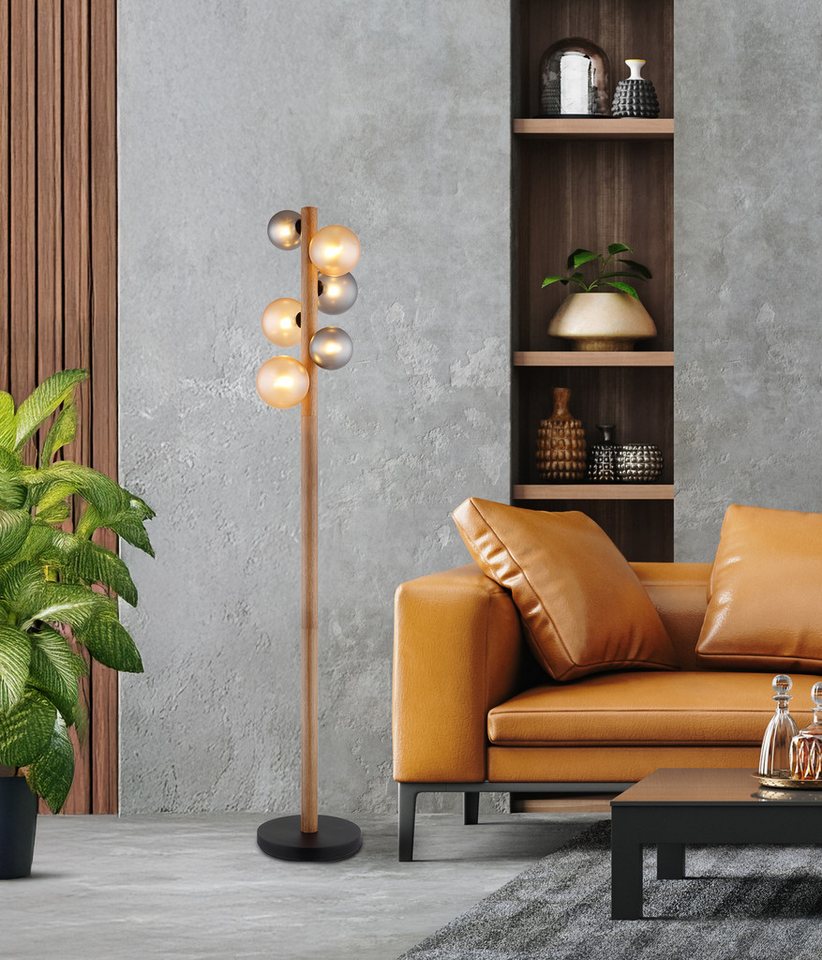 GLOBO LIGHTING Stehlampe RIHA, ohne Leuchtmittel, Stehlampe Wohnzimmer Schlafzimmer Flur Design-Leuchte Bild 2