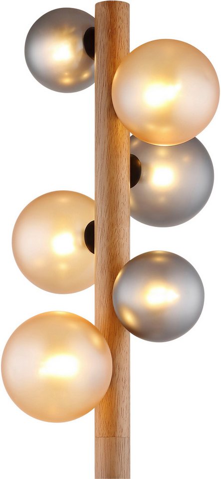 GLOBO LIGHTING Stehlampe RIHA, ohne Leuchtmittel, Stehlampe Wohnzimmer Schlafzimmer Flur Design-Leuchte Bild 4