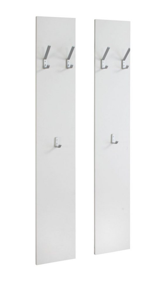 borchardt Möbel Garderobenpaneel Vaasa, platzsparende Wandgarderobe mit 6 Kleiderhaken (2 St), 2 Stück Bild 3
