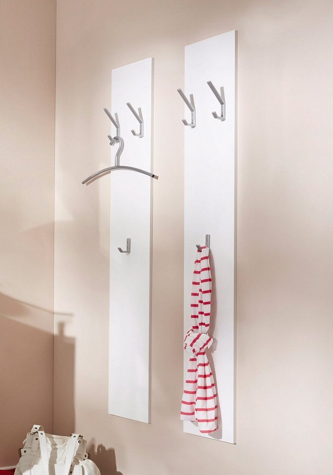 borchardt Möbel Garderobenpaneel Vaasa, platzsparende Wandgarderobe mit 6 Kleiderhaken (2 St), 2 Stück Bild 4