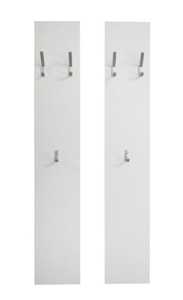 borchardt Möbel Garderobenpaneel Vaasa, platzsparende Wandgarderobe mit 6 Kleiderhaken (2 St), 2 Stück Bild 5