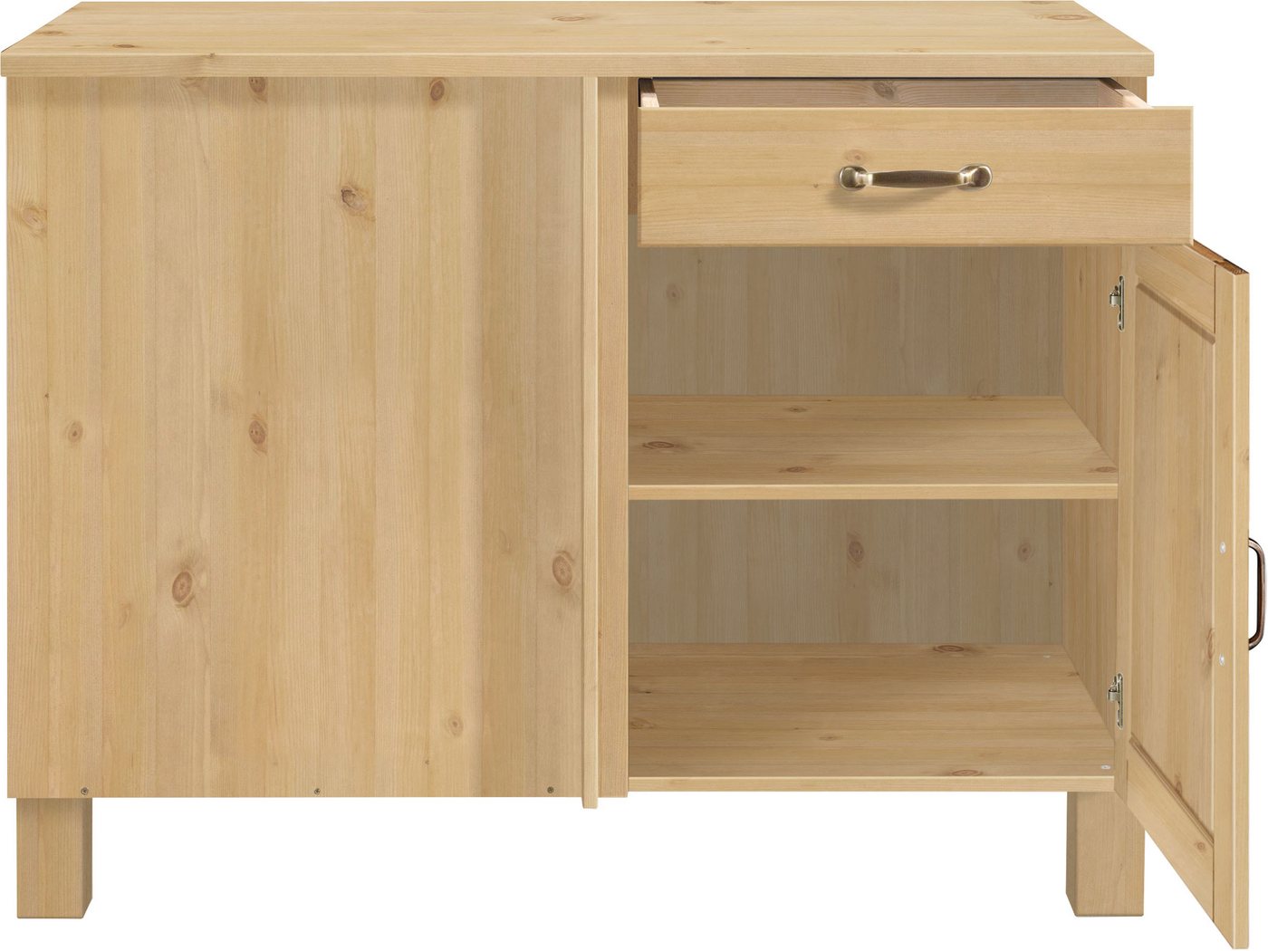 Home affaire Eckunterschrank Alby Breite 110 cm, 1 Tür und 1 Schublade Bild 3