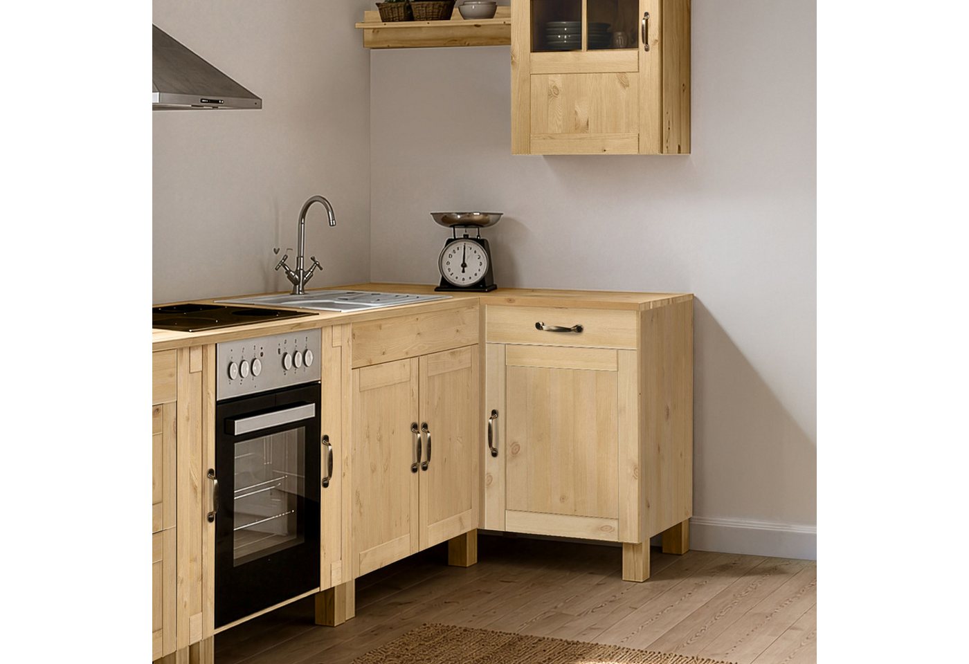 Home affaire Eckunterschrank Alby Breite 110 cm, 1 Tür und 1 Schublade Bild 5