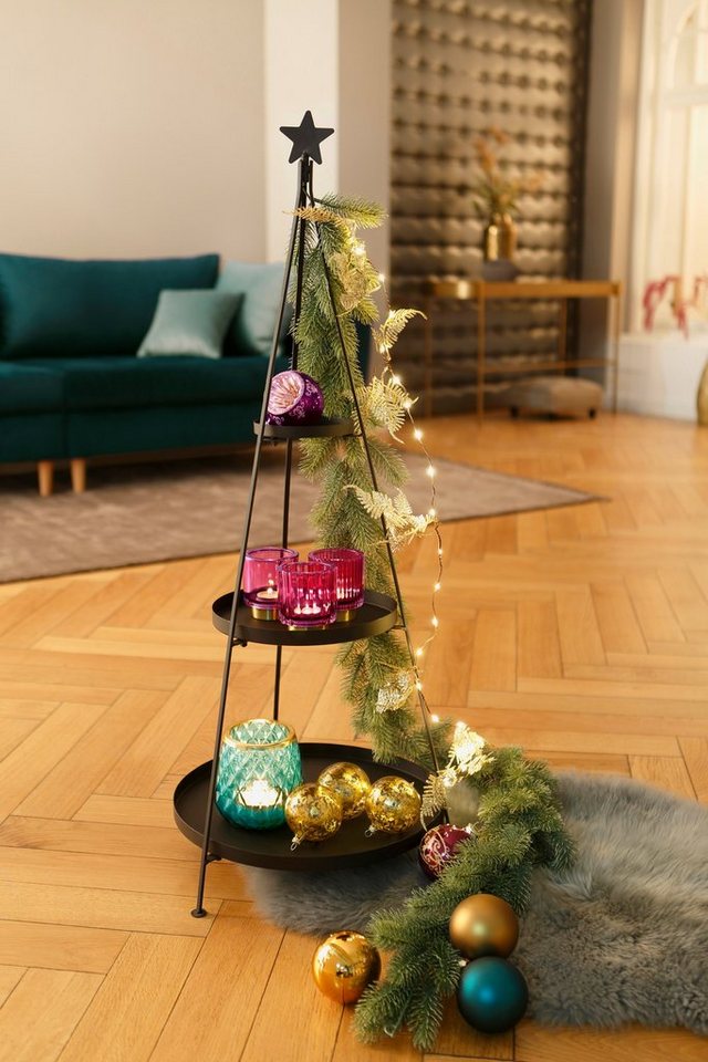 Winterliche Kunstpflanze Weihnachtsdeko, Weihnachtsgirlande Tanne, OTTO home, Girlande, leicht gefrostet, Länge 180 cm Bild 4