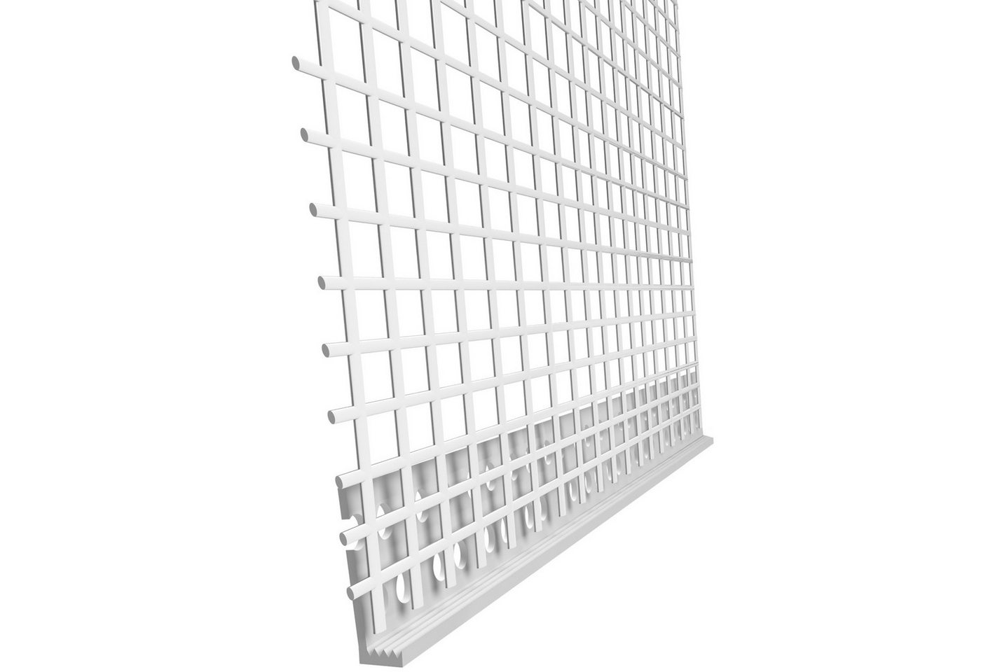 doitBau Abschlussprofil 25 Stab Abschlussprofil PVC mit Gewebe 6mm je 2m (25-St) Bild 4