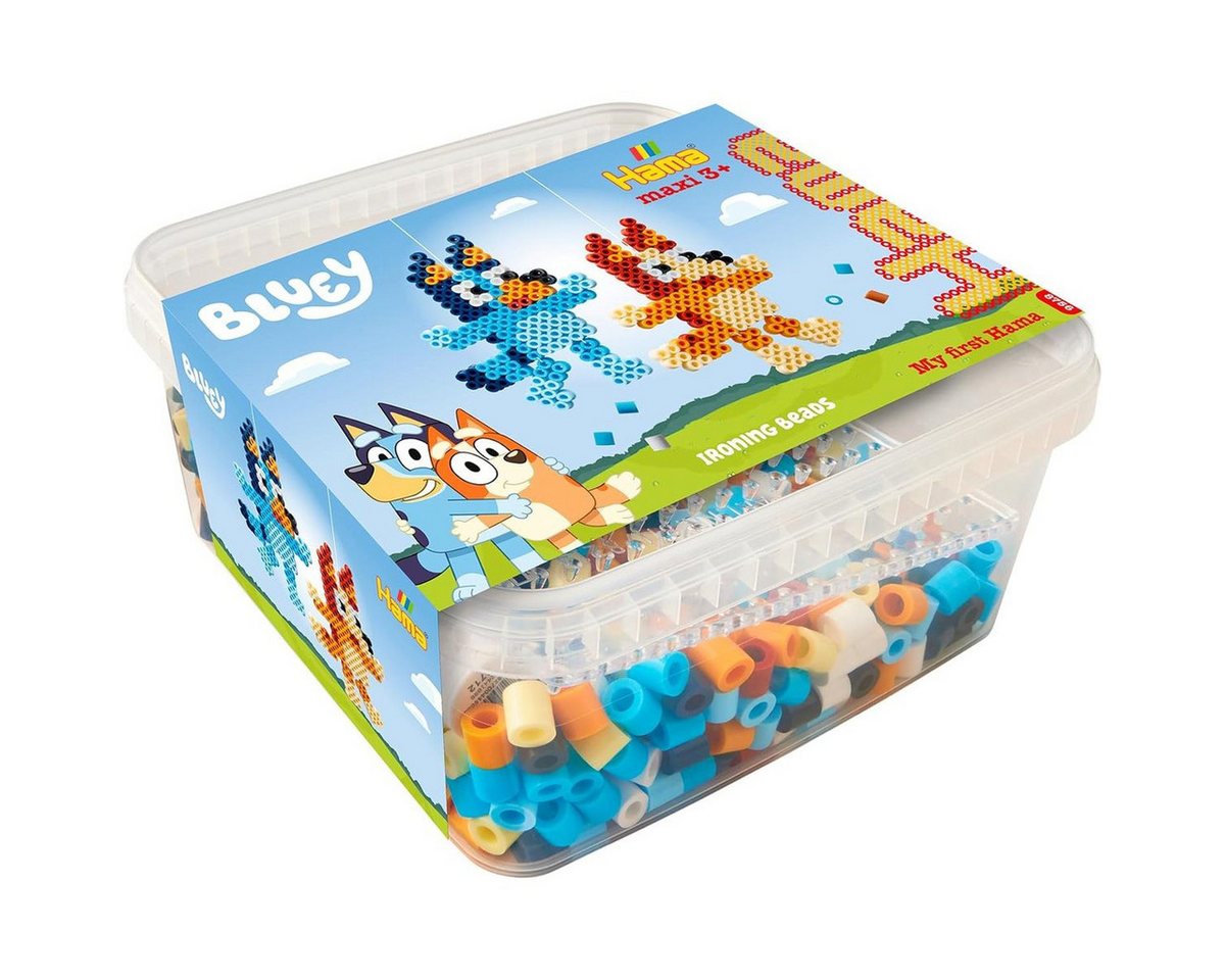 Hama Perlen Bügelperlen Hama Bügelperlen Bluey Maxi 900 Stück Box