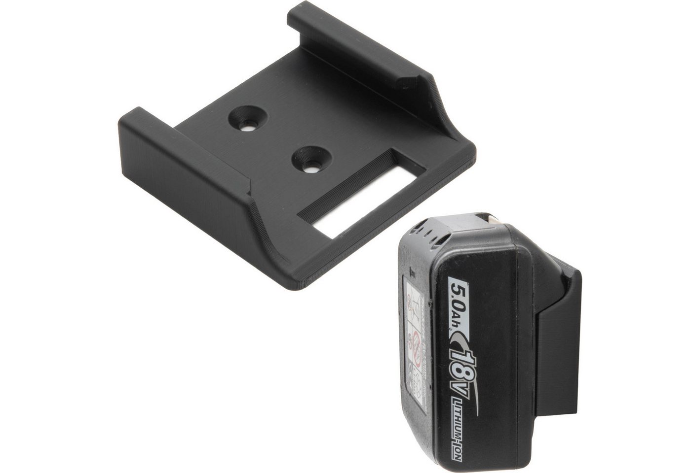 TSB Werk Werkzeughalter Akku Halter für Makita Halterung Halter Wandhalter, 3-tlg., Wandhalterung, 14,4V / 18V