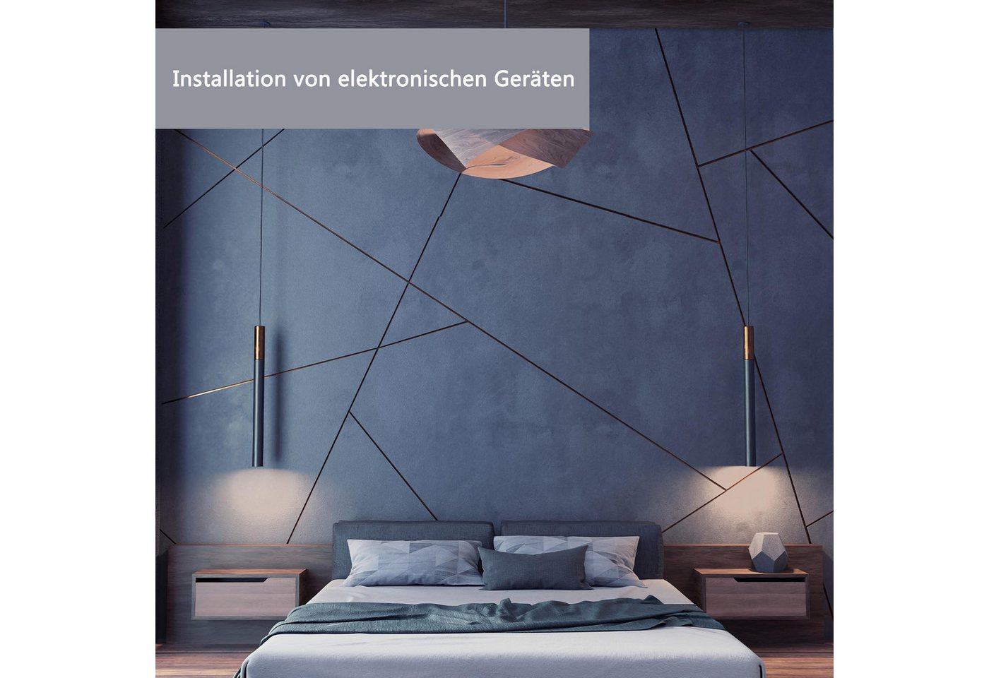 Coonoor Isoliertapete selbstklebende flexible Zierleiste Randleiste für Isoliertapeten, (1 St), Wasserdichte Nahtband Wanddekoration für Zuhause, Küche, Badezimmer Bild 3