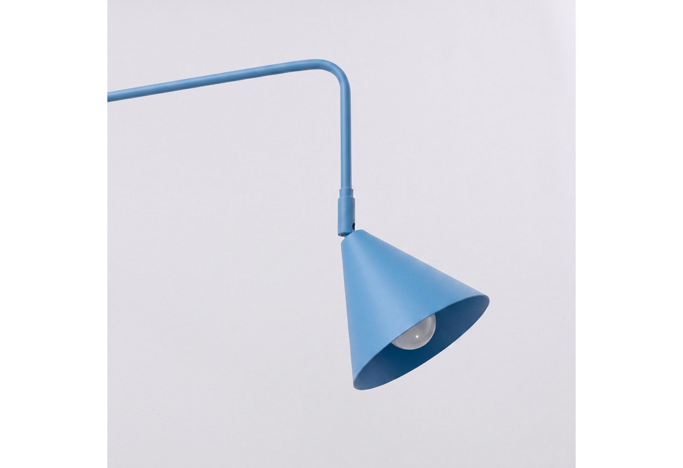 SOLLUX lighting Wandleuchte Wandleuchte NOX hellblau, Nicht enthalten