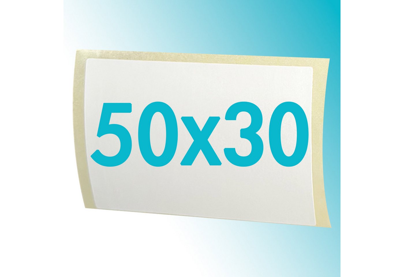 GoodMarkt Etiketten Thermo Etiketten 50 x 30 mm Selbstklebend auf Rolle, 230 Etiketten, Adressetiketten Haushaltsetiketten Bedruckbar Aufkleber für Büro Küche Bild 2