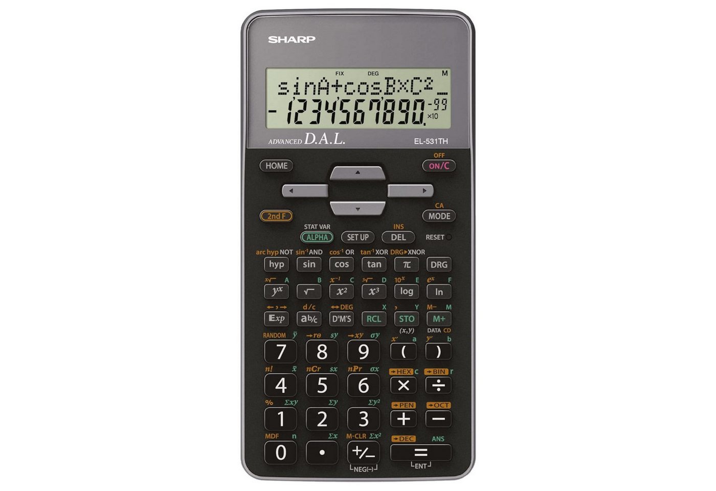 Sharp Taschenrechner Sharp EL-531TH Grau