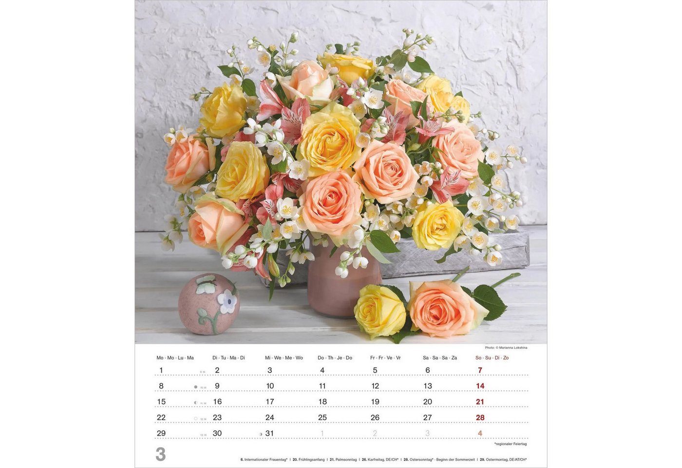 Wandkalender Der Duft der Rosen 2027 Bild 2