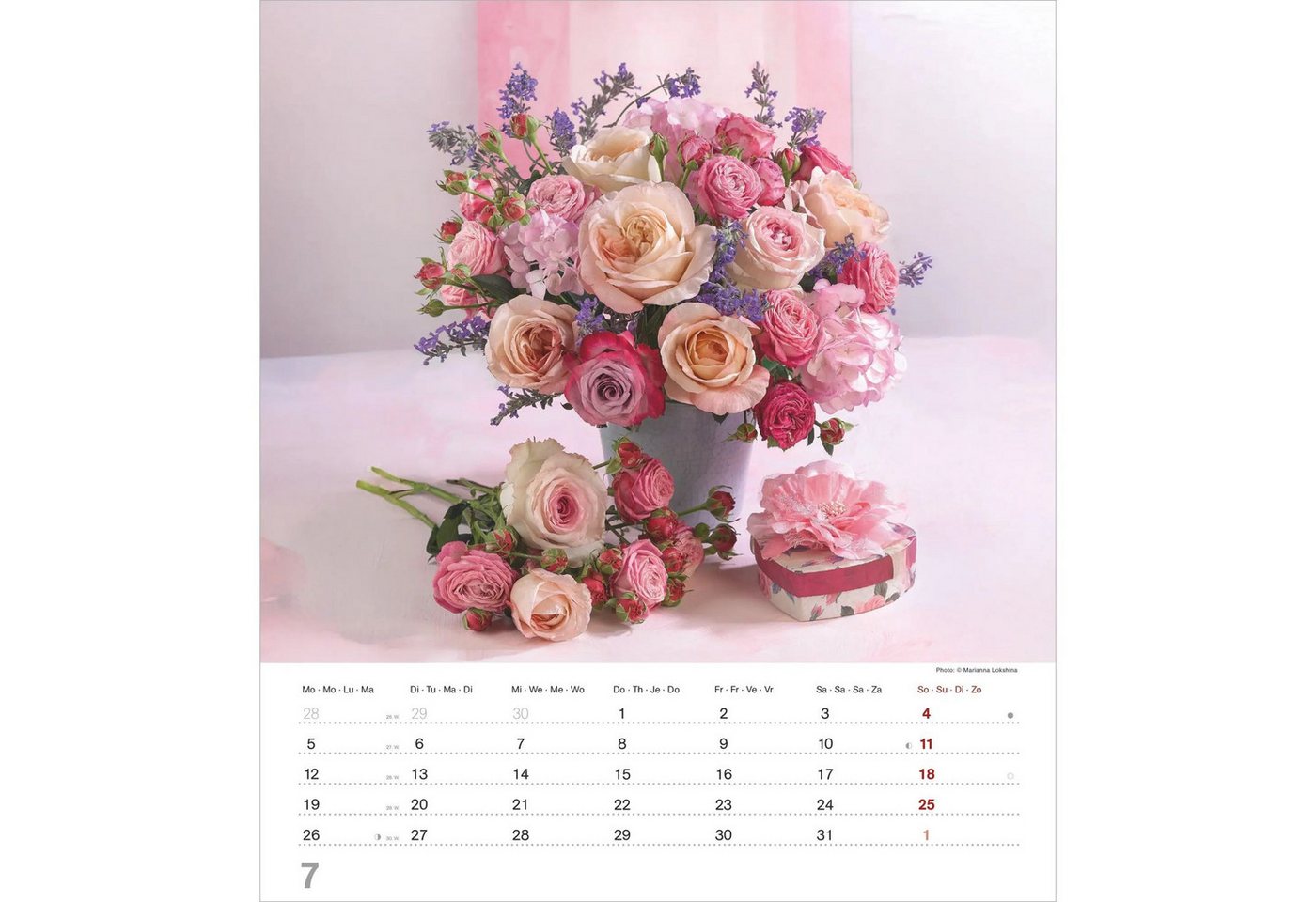 Wandkalender Der Duft der Rosen 2027 Bild 3