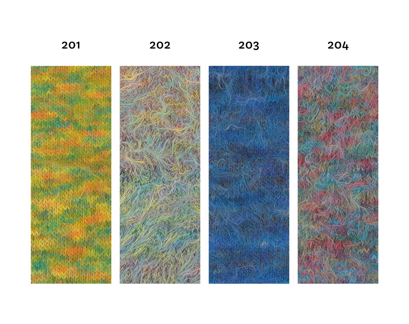 LANA GROSSA BASTA STAMPA Flauschiges Effektgarn mit Franseneffekt und Farbprint Häkelwolle, 100 m (Garn im Fake Fur Look, locker verzwirnt aus einem Franseneffekt und feinen Merinofasern, Mehrfarbige Optik für lebendige Statement-Strickstücke), 50 g
